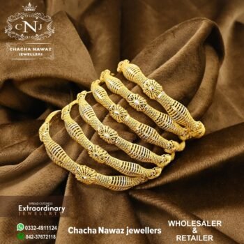 Gold Bangle Design 045