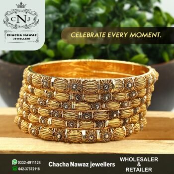 Gold Bangle Design 047
