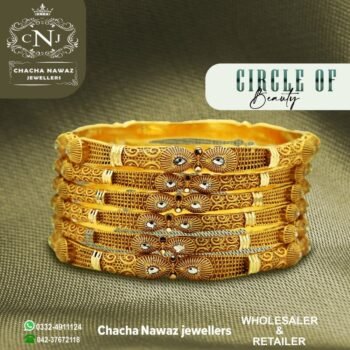 Gold Bangle Design 048