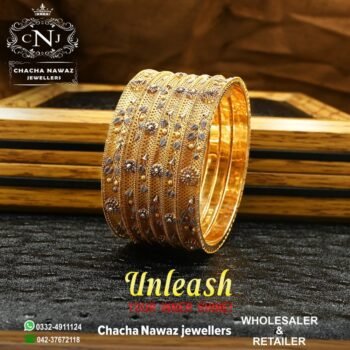 Gold Bangle Design 050