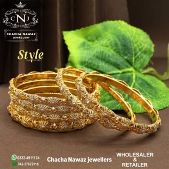Gold Bangle Design 055