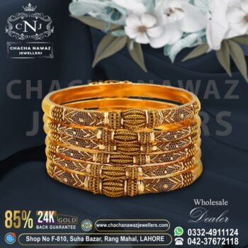 Gold Bangles Design 002
