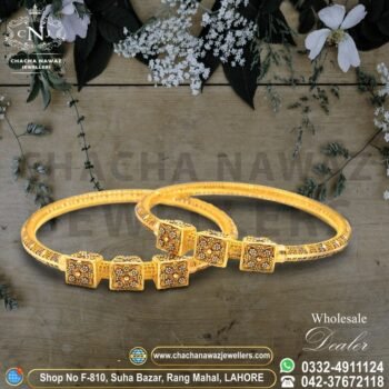 Gold Bangles Design 006