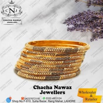 Gold Bangles Design 014