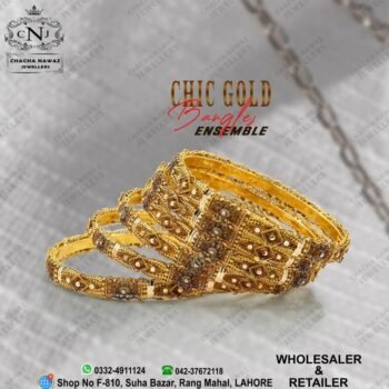Gold Bangles Design 022