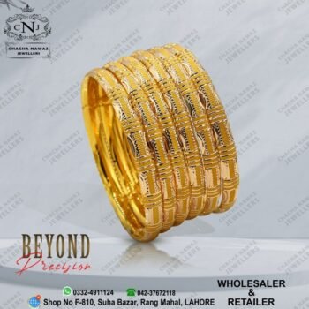 Gold Bangles Design 023