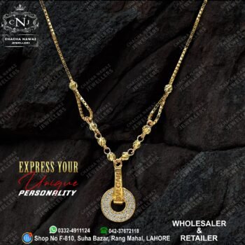 Gold Locket Design 004