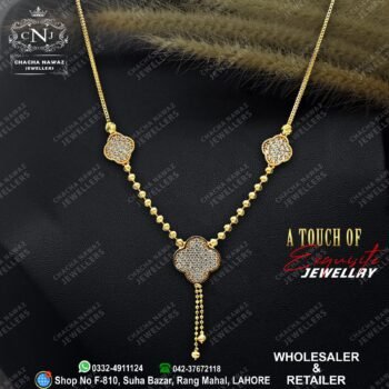 Gold Locket Design 005