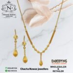 Gold Locket Design 007