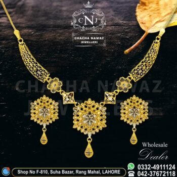 Gold Necklace Design 008