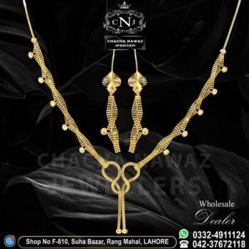 Gold Necklace Design 010