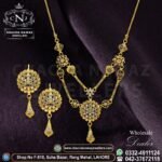 Gold Necklace Design 012