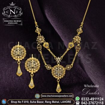 Gold Necklace Design 012