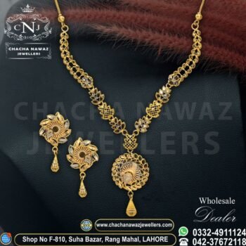 Gold Necklace Design 015