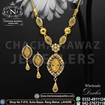 Gold Necklace Design 017