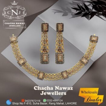 Gold Necklace Design 018