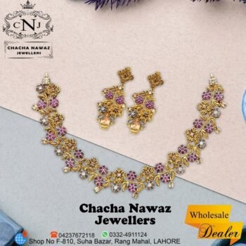 Gold Necklace Design 020