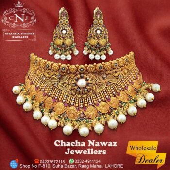Gold Necklace Design 023