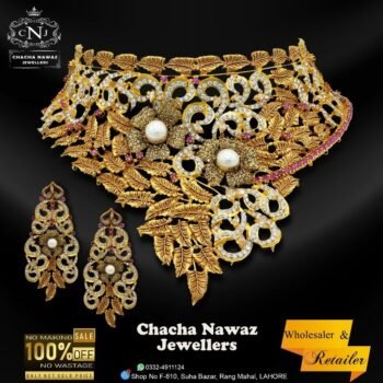 Gold Necklace Design 027