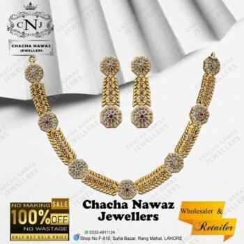 Gold Necklace Design 032