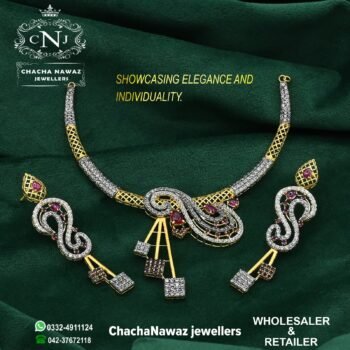 Gold Necklace Design 054