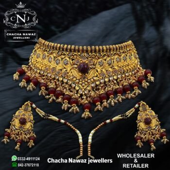 Gold Necklace Design 079