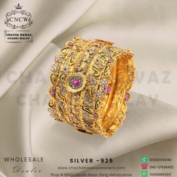 Silver Bangles Design 003