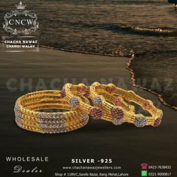 Silver Bangles Design 004