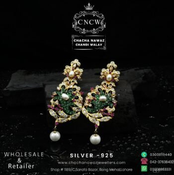 Silver Earring Design 004